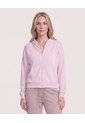 Hoodie Unicolor  Para Mujer Lila Ostu de Ostu