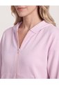 Hoodie Unicolor  Para Mujer Lila Ostu de Ostu