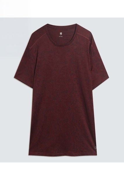 Camiseta Para Hombre Manga Corta Color Vino Marca Ostu #60091347