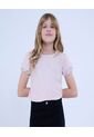 Blusa Para Niña Manga Corta Color Rosado  Marca Ostu #90120047 de Ostu