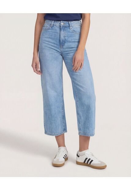 Jean Para Mujer Culotte Color Azul Claro Marca Ostu #40160463