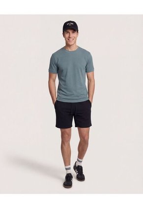 Bermuda  Para Hombre Jogger Corto Color Negro Marca Ostu #60100476