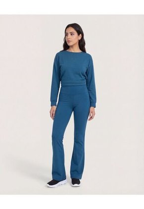 Leggins  Para Mujer Flare Color Azul Marca Ostu #40230650
