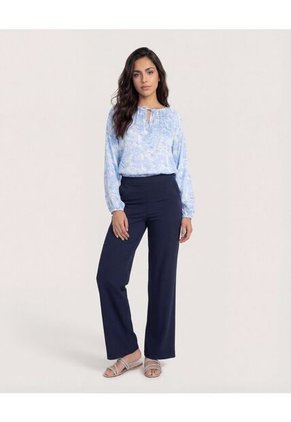 Pantalón  Para Mujer Moda Color Azul Marca Ostu #40070901