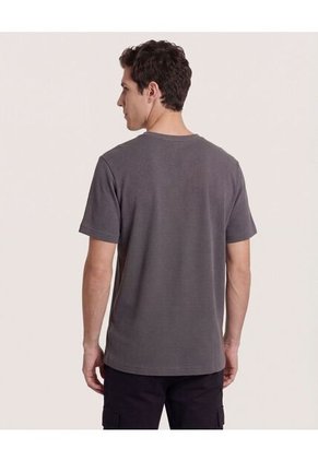 Camiseta  Para Hombre Manga Corta Cuello Redondo Color Gris Marca Ostu #60091773