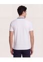 Polo  Para Hombre Cuello Tejido Sin Bolsillo Color Blanco Marca Ostu #60110901 de Ostu
