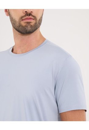 Camiseta  Para Hombre Manga Corta Cuello Redondo Color Gris Marca Ostu #60091716