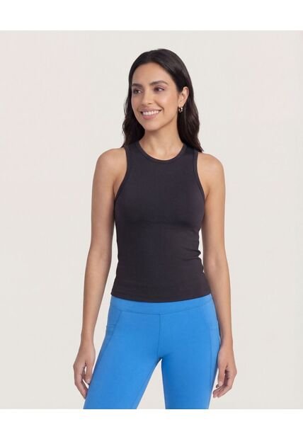 Camiseta  Para Mujer Manga Sisa Cuello Redondo Color Negro Marca Ostu #40092792