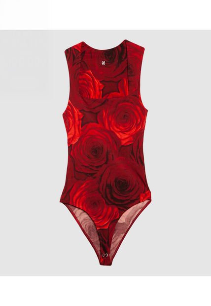 Body Para Mujer Manga Sisa Color Rojo Marca Ostu #40200146