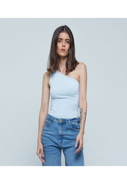 Body Para Mujer Manga Sisa Color Azul  Marca Ostu #40200101