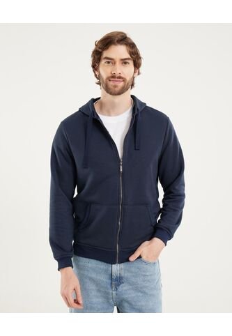 Buzo Para Hombre Zipper Color Azul  Marca Ostu #60060271 Ostu
