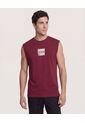 Camiseta  Para Hombre Manga Corta Cuello Redondo Color Vino Marca Ostu #60091952 de Ostu