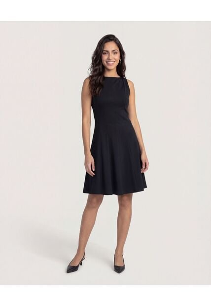 Vestido  Para Mujer M/Sisa Medio Color Negro Marca Ostu #40170354