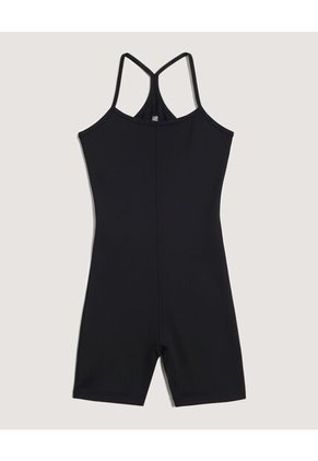 Enterizo  Para Mujer Manga Sisa Color Negro Marca Ostu #40320142