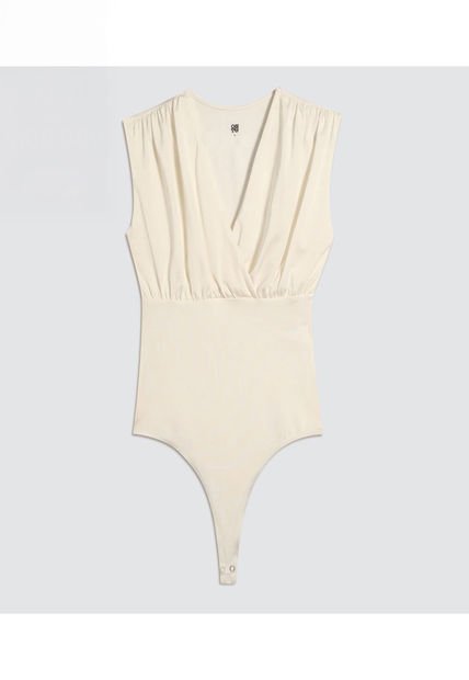 Body Para Mujer Manga Sisa Color Crema Marca Ostu #40200158