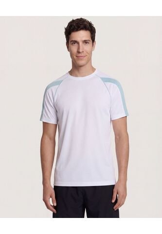 Camiseta  Para Hombre Manga Corta Cuello Redondo Color Blanco Marca Ostu #60091852 Ostu