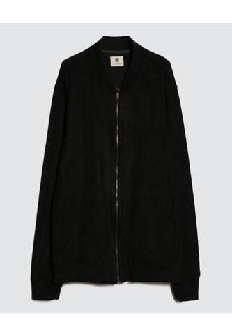 Chaqueta Para Hombre Bomber Color Negro Marca Ostu #60080117 Ostu