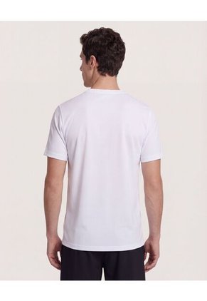 Camiseta Para Hombre Manga Corta Cuello Redondo Color Blanco Marca Ostu #60091852