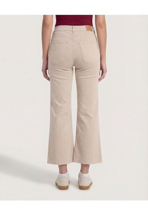 Jean Para Mujer Crop Flare Color Beige Marca Ostu #40160467