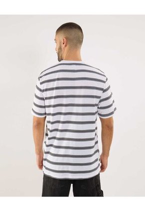 Camiseta Para Hombre Manga Corta Cuello Redondo Color Blanco Marca Ostu #60091813