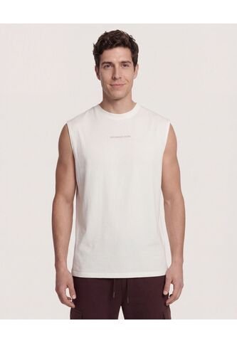 Camiseta  Para Hombre Manga Sisa Cuello Redondo Color Crema Marca Ostu #60091942 Ostu