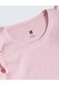 Camiseta Infantil Niña Manga Sisa Cuello Redondo Color Rosado Marca Ostu #90090302 de Ostu