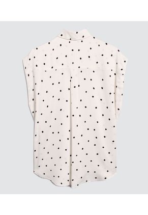 Camisa Para Mujer Manga Corta Color Crema Marca Ostu #40010240