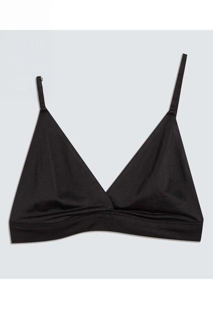 Bralette Para Mujer Microfibra Color Negro Marca Ostu #40810003