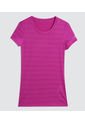 Camiseta Para Mujer Ostu Color Fucsia Material 95% Poliéster 5% Elastano de Ostu