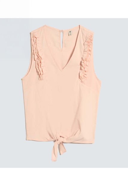 Blusa Para Mujer Manga Sisa Color Rosado  Marca Ostu #40121075