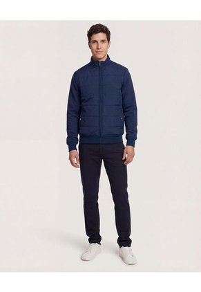 Chaqueta Para Hombre  Color Azul  Marca Ostu #60080127