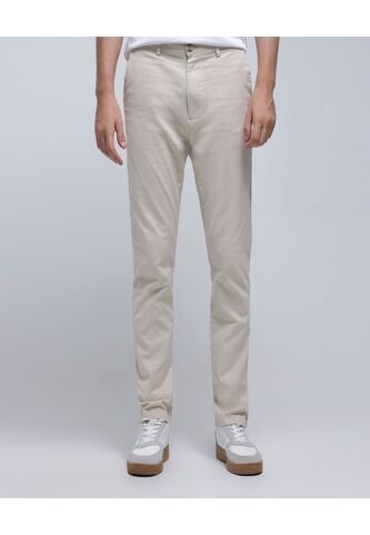Pantalon Para Hombre Chino Color Beige Marca Ostu #60070219 Ostu