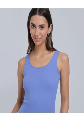 Camiseta Para Mujer Manga Sisa Color Celeste Marca Ostu #40092156 Ostu