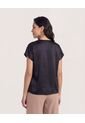 Blusa  Para Mujer Manga Corta Color Negro Marca Ostu #40121107 de Ostu