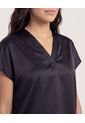 Blusa  Para Mujer Manga Corta Color Negro Marca Ostu #40121107 de Ostu