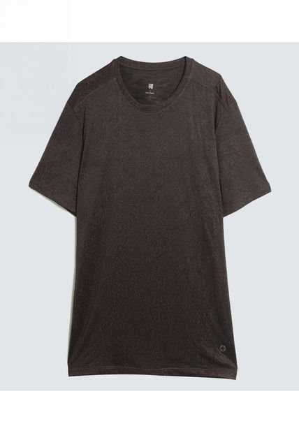 Camiseta Para Hombre Manga Corta Color Gris  Marca Ostu #60091345