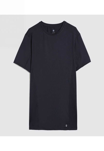 Camiseta Para Hombre Manga Corta Cuello Redondo Color Azul Oscuro Marca Ostu #60091492