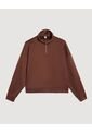 Buzo Cuello Alto  Para Mujer Café Ostu de Ostu