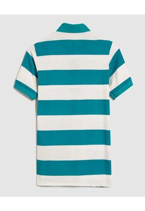 Polo Para Niño Manga Corta Color Verde  Marca Ostu #80110090