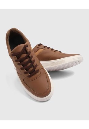Tenis Para Hombre Casual Color Camel Marca Ostu #60720111
