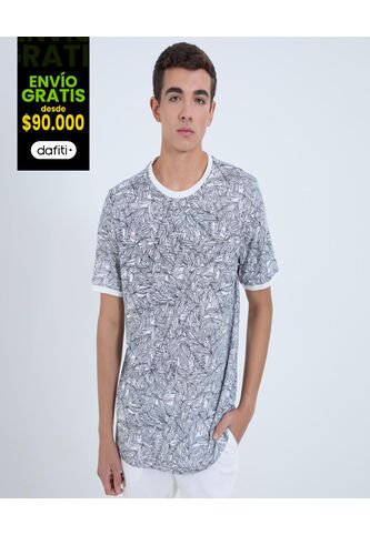 Camiseta Para Hombre Manga Corta Cuello Redondo Color Negro Marca Ostu #60091552 Ostu