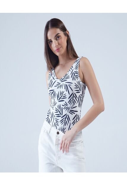 Body Para Mujer Manga Sisa Color Azul  Marca Ostu #40200081