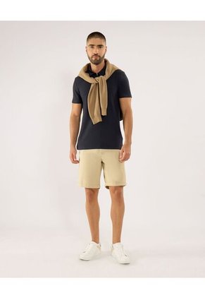 Bermuda Para Hombre Regular Corto Color Avena Marca Ostu #60100474