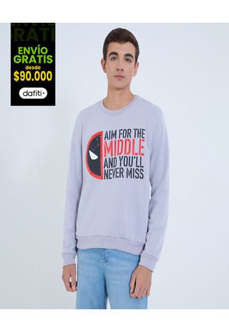 Buzo Estampado Deadpool  Para Hombre #60060543 Ostu Ostu