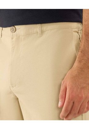 Bermuda Para Hombre Regular Corto Color Avena Marca Ostu #60100474