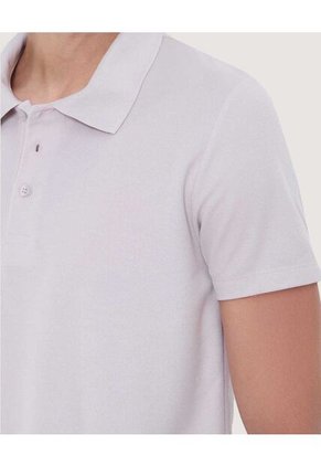 Polo Para Hombre Cuello Tejido Sin Bolsillo Color Beige Marca Ostu #60110742