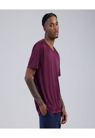 Camiseta Para Hombre Manga Corta Color Vino Marca Ostu #60091065 Ostu