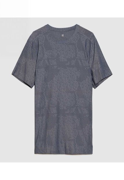 Camiseta Para Hombre Manga Corta Color Azul Oscuro Marca Ostu #60091304