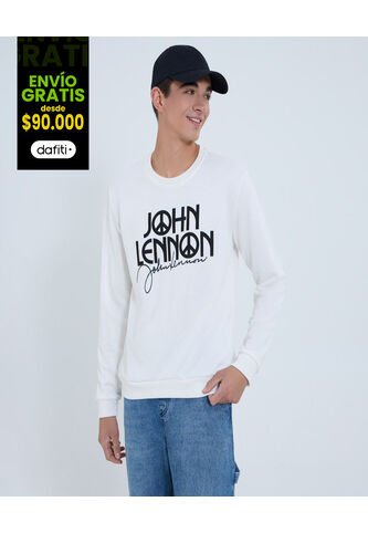 Buzo Estampado De John Lennon  Para Hombre #60060547 Ostu Ostu