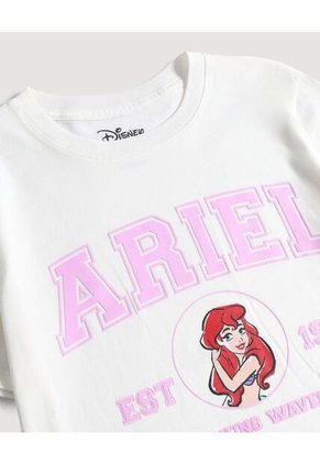 Camiseta  Para Mujer Manga Corta Cuello Redondo Color Crema Marca Ostu #40092741